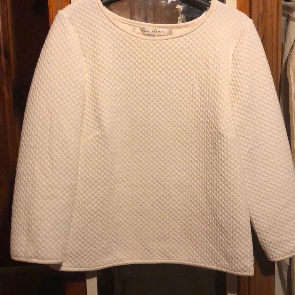 Quilted sweater